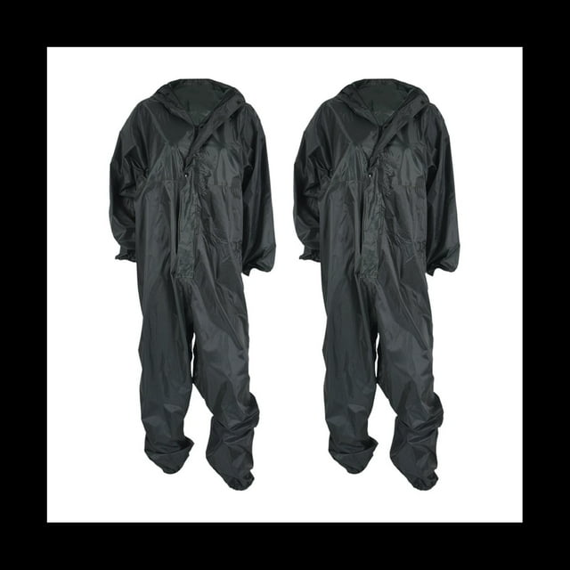 2X Impermeable de Motocicleta de Moda/Impermeable Combinado/Overol Hombres Y Mujeres Traje de Lluvia de Fisión Abrigo de Lluvia Talla XL Color Ejército Verde