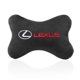 thumbnail image 1 of Almohadas De Cuello De Coche Ambos Lados De Cuero De La Pu 2 Piezas Pack Reposacabezas Ajuste Para La Mayoría De Los Coches Relleno De Fibra Universal Almohada Para Hogar Y Silla De Oficina (Negro) huangjie unisex, 1 of 2