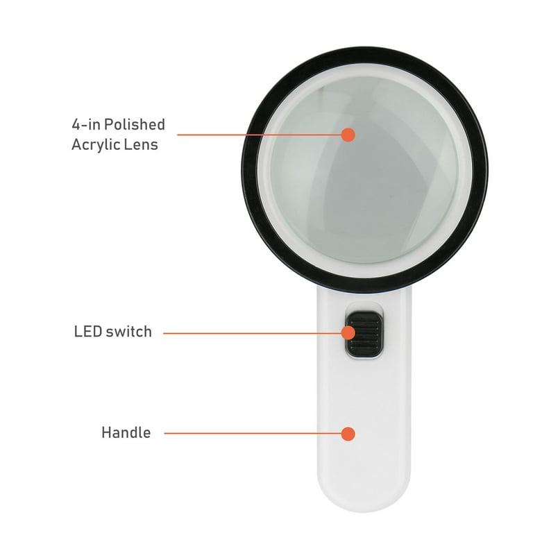 30X 40X Magnifying Glass with Light and Stand - GDHH1038 - IdeaStage  Promotional Products