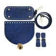 thumbnail image 1 of Abbracc PU Leather Bag Knitting Set DIY Bag Making Kit for Home Professional Enthusiasts Blue, 1 of 9