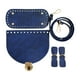 thumbnail image 1 of Conjunto de tejido para bolso de piel sintética, accesorios multifuncionales para bolso bandolera. Azul, 1 of 9