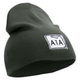 thumbnail image 4 of Highway A1A Embroidered 8 inch Acrylic Short beanie - Grey OSFM, 4 of 5