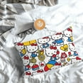 thumbnail image 5 of Lsque Sanrio Pattern Bedding Waterproof Pillow Protector Zippered Queen – Bed Bug Proof Pillow Encasement-16"x24", 5 of 6