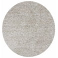 thumbnail image 2 of 6' Round Polyester Ivory Heather Area Rug, 2 of 2