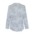 thumbnail image 5 of Fridja Chemise Femme Courte Mini Robe à Manches 3/4 Imprimée Couleur Patchwork Chemise, 5 of 5