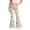 A-Beige5, variant on Girls Flare Pants Bell Bottoms Star Print Flat Front Pants Back To School Clothes For Kids 5-16Y