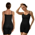 thumbnail image 2 of Cinvik Bodysuit Short Shapewear Women Thigh Slimmer Round Neck Spaghetti Strap 1PCS Polyamide M, 2 of 6
