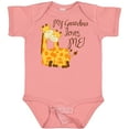thumbnail image 3 of Inktastic My Grandma Loves Me Boys or Girls Baby Bodysuit, 3 of 5
