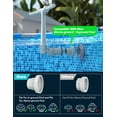 thumbnail image 3 of Pool Fountain - Dual Spray Water Fountains for Above Ground/Inground Pools, 2-in-1 Adjustable Waterfall Pool Sprinkler Fountain for Cooling (for in-tex & for Best-Way & Hay-Ward & Cole-Man), 3 of 8