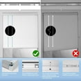 thumbnail image 3 of Boolegon No Drill Blinds for Windows Half Blackout Cellular Shades Cordless No Tools Honeycomb Pull Down Easy Install Cellular Blinds for Door, Home, Light Gray, 22.5" W x 82" H, 3 of 9
