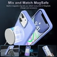 thumbnail image 2 of TEMOGU-Designed for iPhone 11 Case with Strong Magnetic [13 FT Military Drop Protection] [Compatible with Magsafe] Slim Translucent Matte Shockproof with Anti-Fingerprint Phone Case, Light Purple, 2 of 4