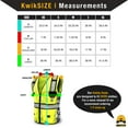 thumbnail image 4 of KwikSafety (Charlotte, NC) RoadBOSS Premium Safety Vest (LIMITED EDITION Truck Tread Design) 11 Pockets Class 2 High Visibility ANSI OSHA Construction HiViz Mesh Zipper Men Work | Yellow 2XL, 4 of 6