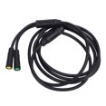 thumbnail image 1 of Electric Cycle Connector Cable, 4.9FT Water Resistant Controller to Display Throttle Headlight Connecting Extension Cable, with Anti Reverse Plug Design, for Hub Driven Electric, 1 of 7