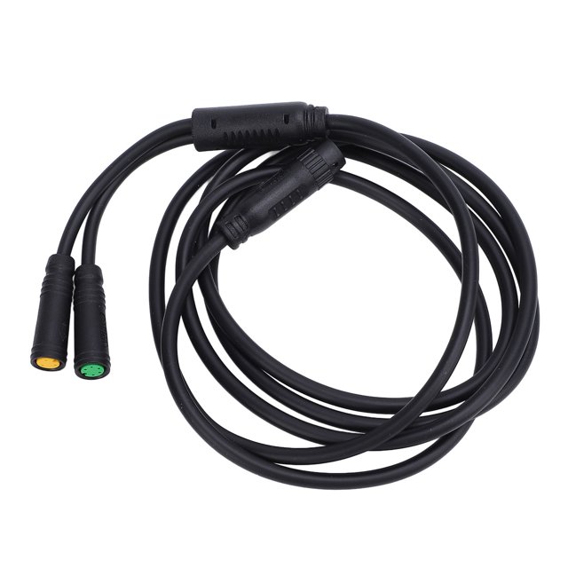 Electric Cycle Connector Cable, 4.9FT Water Resistant Controller to Display Throttle Headlight Connecting Extension Cable, with Anti Reverse Plug Design, for Hub Driven Electric