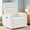 Chenille White, variant on BaseBeauty Swivel Electric Recliners, Nursery Rocking Chair Electric Recliner with Type-C & USB Port, Swivel Glider Recliner with Double Pockets, Corduroy White