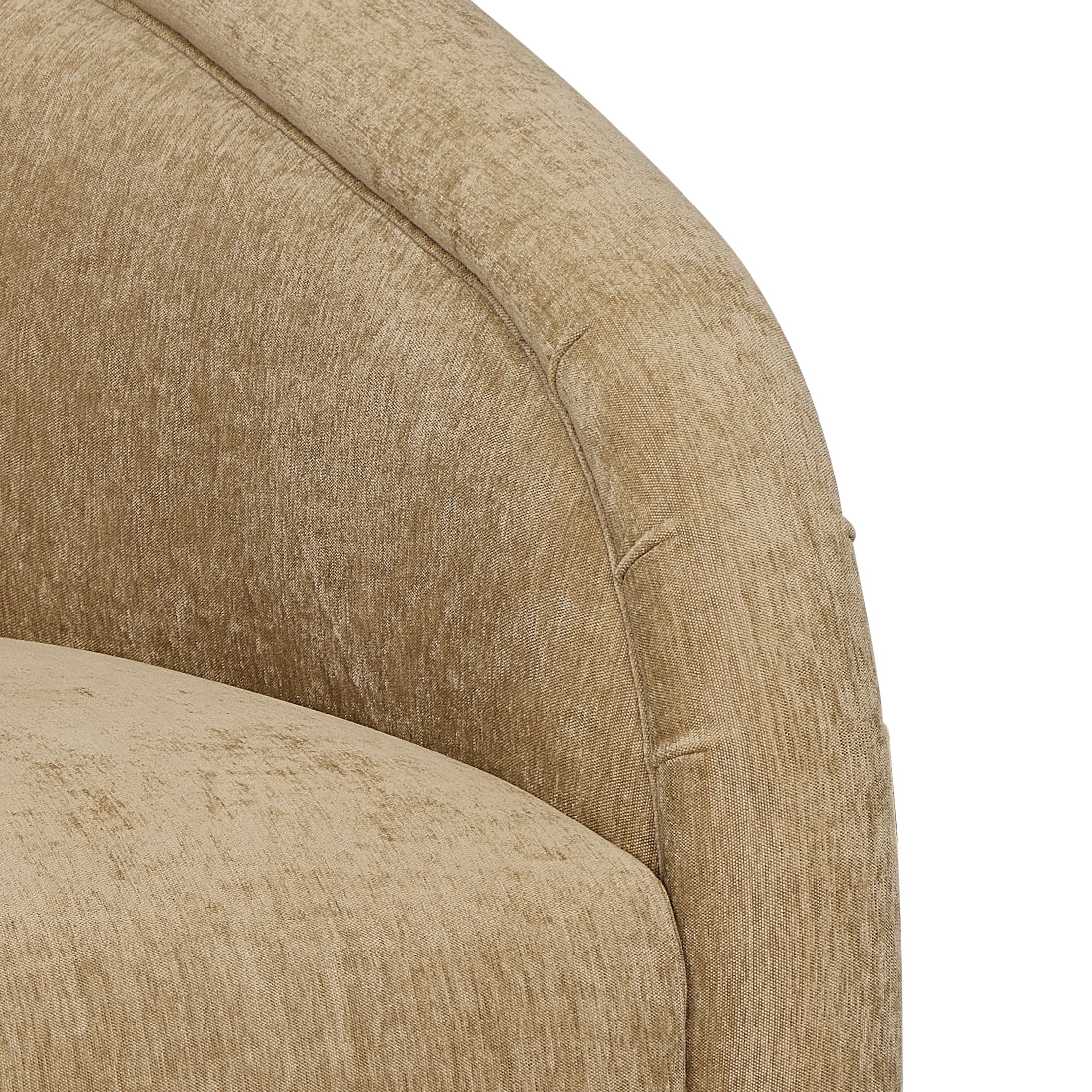 Better Homes & Gardens Sienna Swivel Accent Chair, Caramel Velvet Fabric