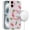 Cherry, variant on For iPhone 16 Plus 6.7 inch [Magnetic Circle] Double Layer Design IMD TPU Case - Smiley Faces