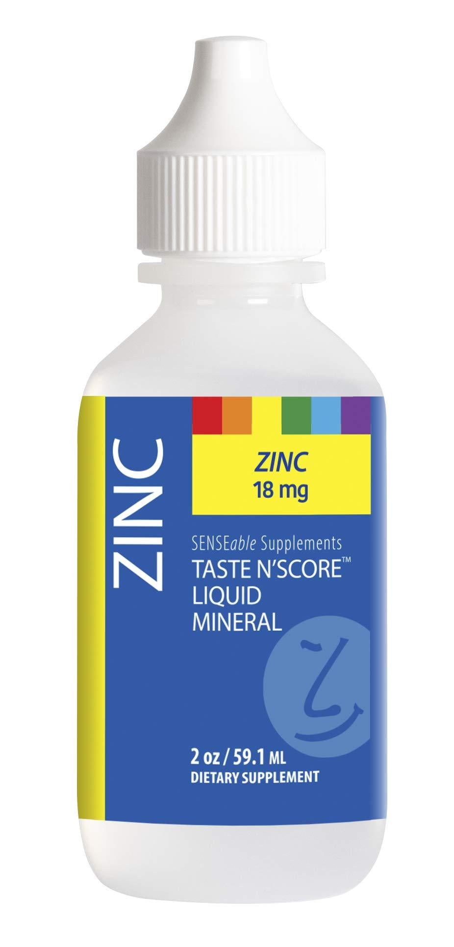 Taste N' Score Liquid Ionic Zinc Mineral Supplement; 100 Pure; 18 mg
