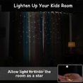thumbnail image 4 of Children's room decorated girl's room, pink purple green curtains for children's room, girl's room curtains window wall, 4 of 5