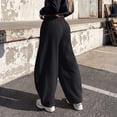 thumbnail image 6 of SUNBS Barrel Sweatpants For Women Wide Leg Pants Sweat Jogger gym workout cotton casual y2k Pants, 6 of 9