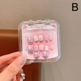 thumbnail image 1 of Saniro Cartoon Ear Clip Fake Nails for Kids - 10pcs, 6 Colors, Safe Materials, Creative DIY Gift, 1 of 1