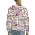 thumbnail image 7 of Haiem Peace Love and Dove Flower Power for Women's Fashion Hoodies & Sweatshirts with Kangaroo Pocket,Hooded Sweatshirt with Eye-catching Drawstrings-X-Large, 7 of 7