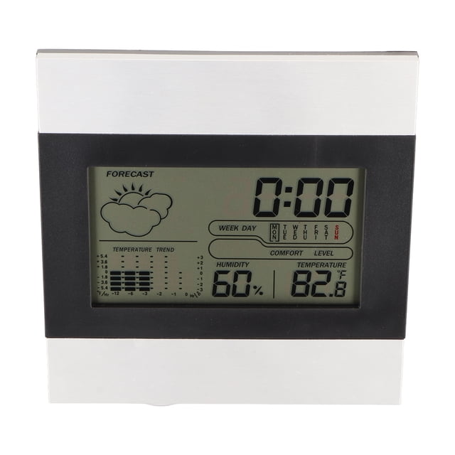 RELOJ METEOROLÓGICO, MODOS DE RELOJ AJUSTABLE DE RELOJ DIGITAL CON BATENIA ALIMENTADA POR LA BATERÍA PARA LA OFICINA PARA OFICINA