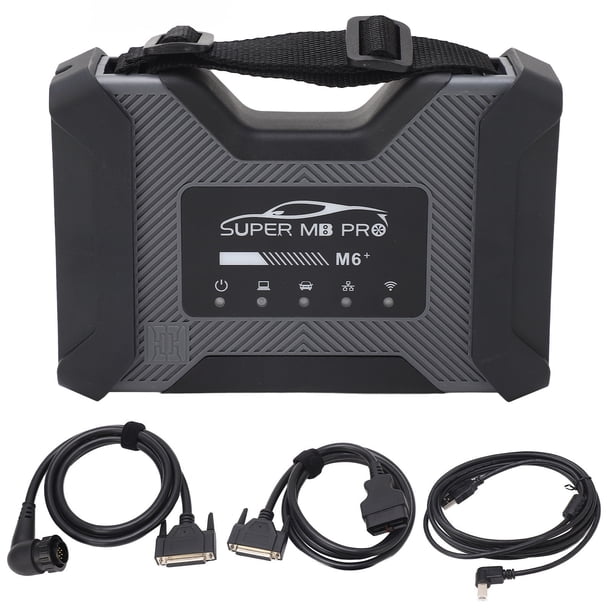Herramienta de Diagnóstico SUPER MB PRO M6 Escáneres de Código de Motor Automotriz Herramienta de Diagnóstico de Estrella Inalámbrica SUPER MB PRO M6 con Multiplexor Lan y ANGGREK Otros