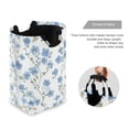 thumbnail image 3 of Yayeee Freestanding Laundry Hamper with Handle Collapsible Large Storage Basket for Clothes, Forget Me Not, 3 of 7