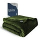 thumbnail image 1 of Cobija King, Frazada Ultra Suave, 100% Microfibra de Poliéster, Premium (Olivo) Laila Comfort., 1 of 9