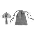 thumbnail image 1 of Desk Rotating Gyroscope, Funny Ergonomic Flexible Safe Metal Fingertip Gyroscope  For Office Silver, 1 of 8