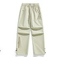 thumbnail image 6 of ZZHZGZ Sweatpants for Men Men's Casual Linen Pants Elastic Waist Drawstring Beach Summer Pants Lightweight Linen Trousers Xl, 6 of 7