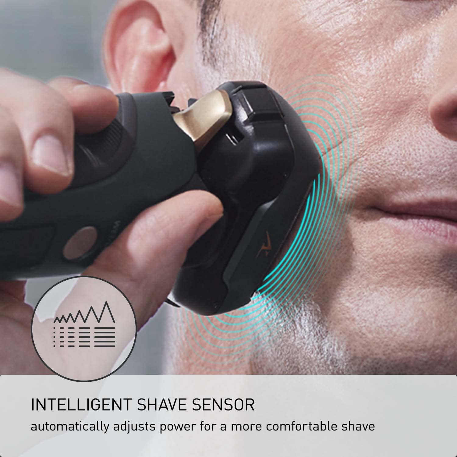 Panasonic ARC5 Electric Razor for Men with Pop-up Trimmer, Wet Dry 5-Blade Electric Shaver with Intelligent Shave Sensor and 16D Flexible Pivoting Head