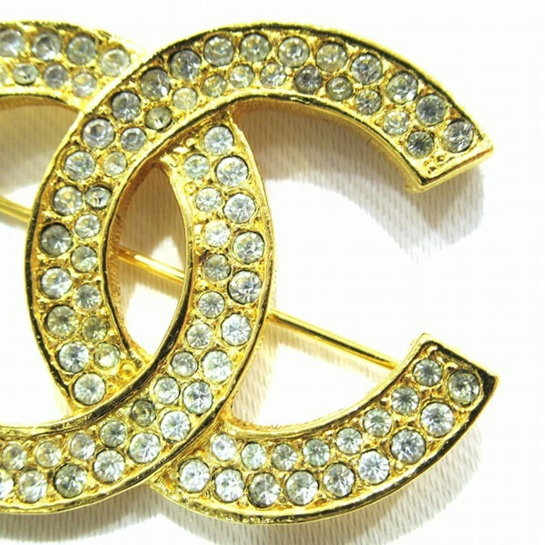 Authenticated Used Chanel CHANEL here mark 174 vintage brooch gold
