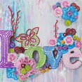 thumbnail image 1 of Cuadros Decorativos 5D bricolaje forma especial diamante pintura amor punto de cruz mosaico Kits decoración del hogar DQrwqpou Nuevos Originales, 1 of 8