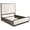 Taupe Oak, Cream, variant on Durango 80-inch Queen Panel Bed Taupe Oak