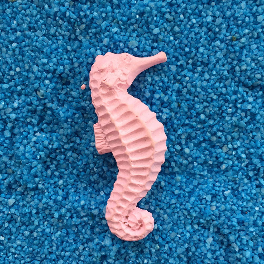 SEAHORSE Made with Sand Tropical Beach Ornament 
