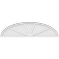 thumbnail image 3 of Ekena Millwork 60"W x 16"H x 2"P Elliptical 4 Spoke Architectural Grade PVC Pediment, 3 of 7
