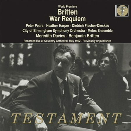 BRITTEN: WAR REQUIEM [CD] [1 DISC] (Benjamin Britten War Requiem Best Recording)