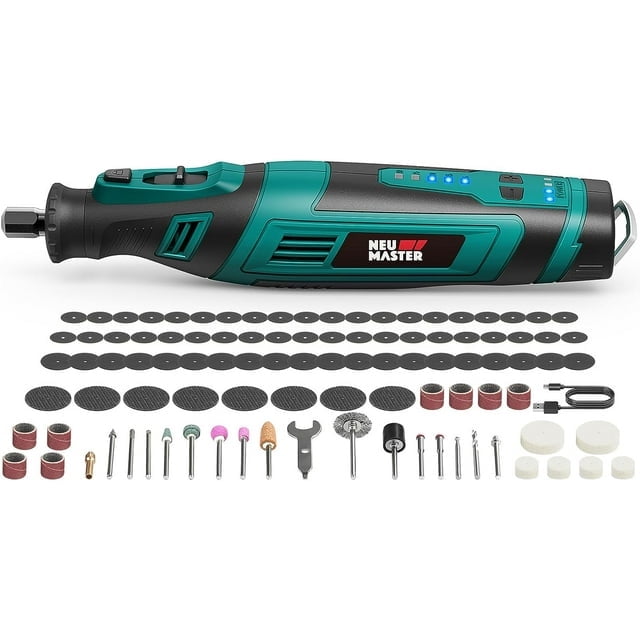 Reilyn 180W Mini Drill DIY Dremel Machine with 99pcs Accessories  1000-33000rpm Mini Grinder