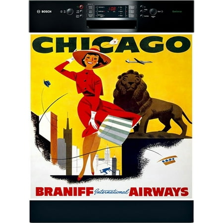 Appliance Art Chicago Vintage Dishwasher Cover