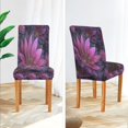 thumbnail image 5 of BZSMCE Chairs Slipcovers Dining Chair Covers Mystic Purple Lotus Creative Pattern, 5 of 7