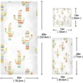 thumbnail image 2 of Coolnut Mexican Cactus Bath Towels Soft Absorbent Bath Towels Bath Towel Set of 3 for Home Hotel Bathroom Decor, 2 of 6