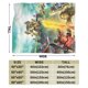 thumbnail image 4 of Manta de dibujos animados Ninjago, manta de felpa grande súper suave y esponjosa para niños, niñas y adultos jóvenes, manta de franela cálida y acogedora para sala de estar, sofá cama para todas las, 4 of 7