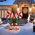 thumbnail image 6 of Lighted Christmas Candy Canes Tinsel Decoration,Pre-lit Light Up With Warm LED Light,Christmas Decoration for Indoor Outdoor,Holiday Decoration, 6 of 7