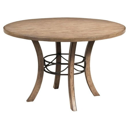 Hillsdale Furniture Charleston Round Wood Dining Table with Metal Ring