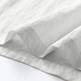 thumbnail image 6 of Mens Cotton Linen Polo Shirts Casual Short Sleeve V Neck Shirt Summer Beach Hippie Tshirt Shirt for Men Big and Tall Size M-3XL White, 6 of 8