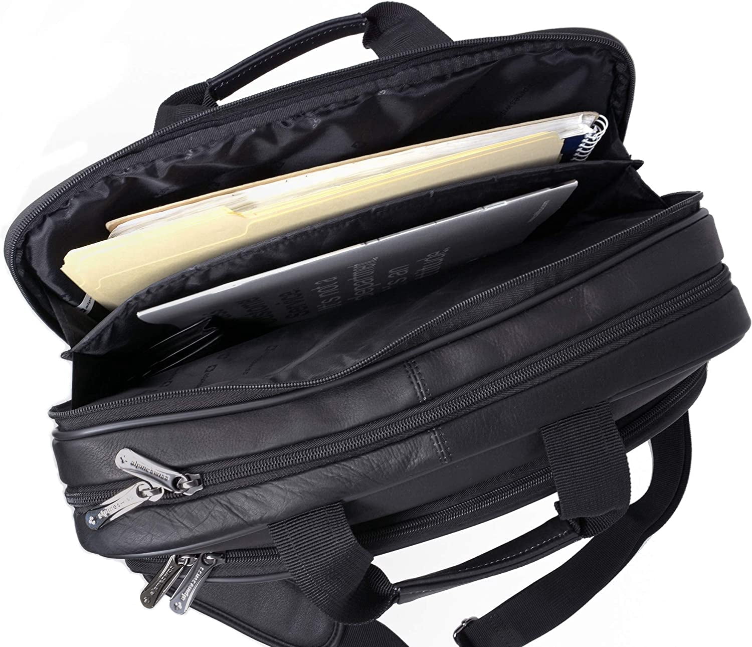 Messenger Bag Colombian Leather 15.6 Laptop Briefcase Portfolio TSA Approved Carry On