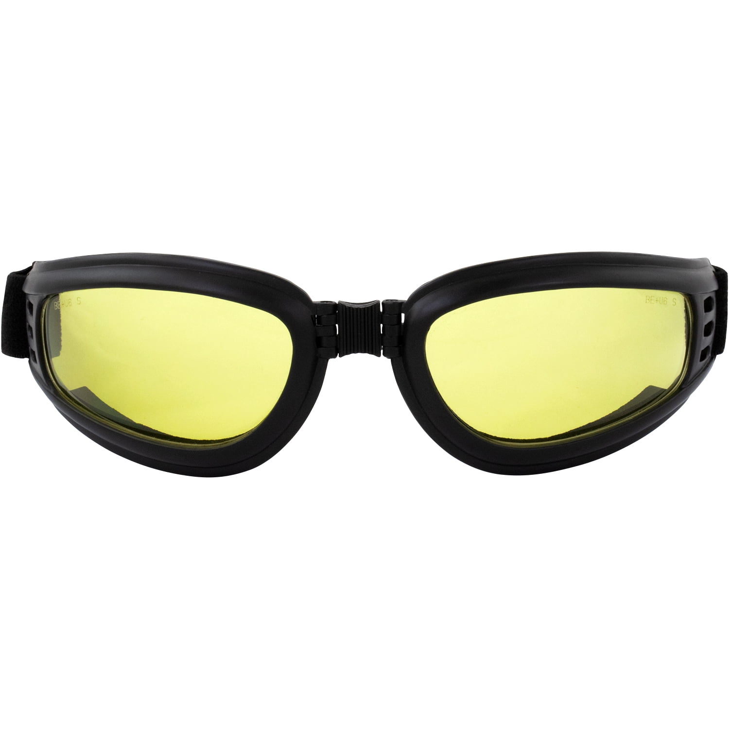 Birdz Eyewear Canopy Motorcycle Sunglasses – ANSI Z87.1, Foam Padded, Converts To Goggles, Anti-Fog Clear & Yellow Lenses - View #14