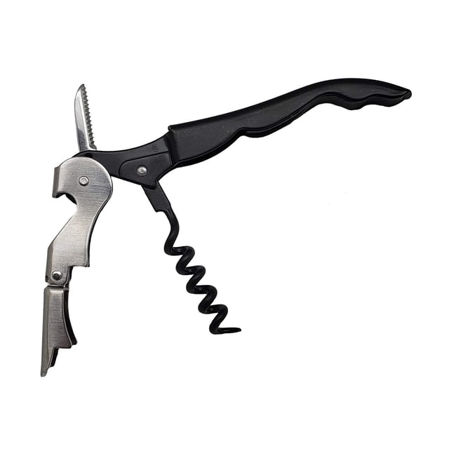 Waiter's Corkscrew BAR BEER WINE SPIRITS 3 de acero inoxidable
